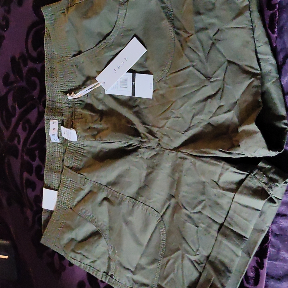 Olive Green Shorts, Size 16